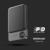 POWER BANK ULTRA SLIM 5000MAH WIRELESS FAST CHARGING