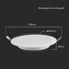 PANOU LED 3W INCORPORABIL 4000K CIP SAMSUNG