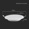 PANOU LED 3W INCORPORABIL 6500K
