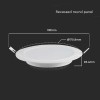 PANOU LED 12W INCORPORABIL 3000K