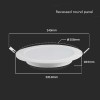 PANOU LED 18W INCORPORABIL 6500K