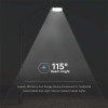 Lampa Iluminat Stradal LED V-TAC, 30W, 2505 lm, Lumina Neagra 4000K, IP65, Carcasa Aluminiu Gri Lampa Iluminat Stradal LED V-TAC, 30W, 2505 lm, Lumina Neagra 4000K, IP65, Carcasa Aluminiu Gri