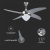 VENTILATOR TIP CANDELABRU 3 IN 1 - ARGINTIU VENTILATOR TIP CANDELABRU 3 IN 1 - ARGINTIU