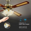 VENTILATOR TIP CANDELABRU 4 X E27 - AURIU VENTILATOR TIP CANDELABRU 4 X E27 - AURIU
