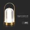 LAMPA BIROU 3IN1 CU ACUMULATOR 1800MAH - FRENCH GOLD