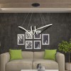 CANDELABRU LED 24W 3000K 72X30X100CM - NEGRU