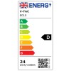 CANDELABRU LED 24W 3000K 72X30X100CM - NEGRU