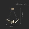 CANDELABRU LED 24W 3000K 72X30X100CM - AURIU