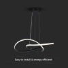 CANDELABRU LED 20W 3000K 50X100CM - NEGRU