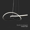 CANDELABRU LED 20W 3000K 50X100CM - NEGRU
