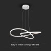 CANDELABRU LED 20W 3000K 50X100CM - ALB