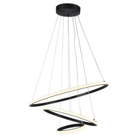 CANDELABRU LED 32W 3000K 60X40X100CM - NEGRU