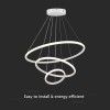 CANDELABRU LED 32W 3000K 60X40X100CM - ALB