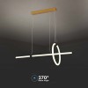 CANDELABRU LED 16W 3000K 86X100CM - NEGRU