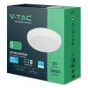 PLAFONIERA LED 8W/16W/20W 3IN1 + SENZOR + EMERGENTA IP65 - ALB