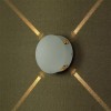 LAMPA LED MONTAJ PERETE 4W IP65 3000K ALB CALD