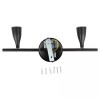 LAMPA LED MONTAJ PERETE 9W 3000K ALB CALD - NEGRU LAMPA LED MONTAJ PERETE 9W 3000K ALB CALD - NEGRU