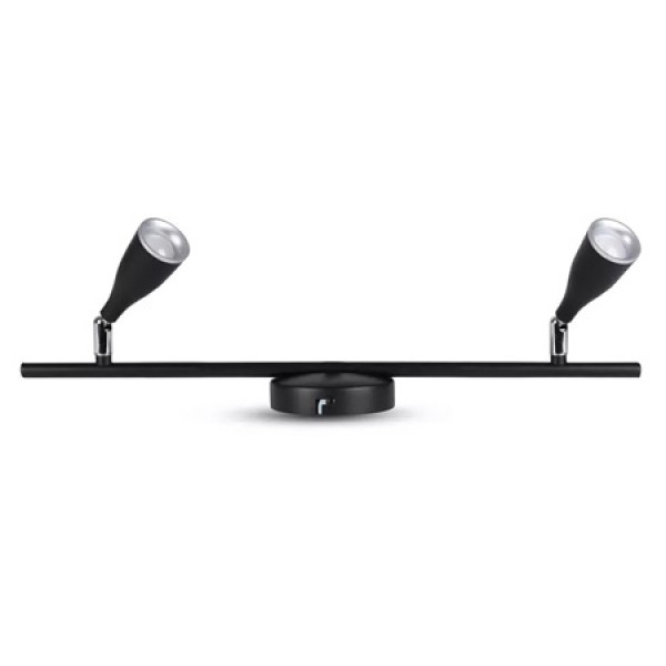 LAMPA LED MONTAJ PERETE 9W 3000K ALB CALD - NEGRU LAMPA LED MONTAJ PERETE 9W 3000K ALB CALD - NEGRU