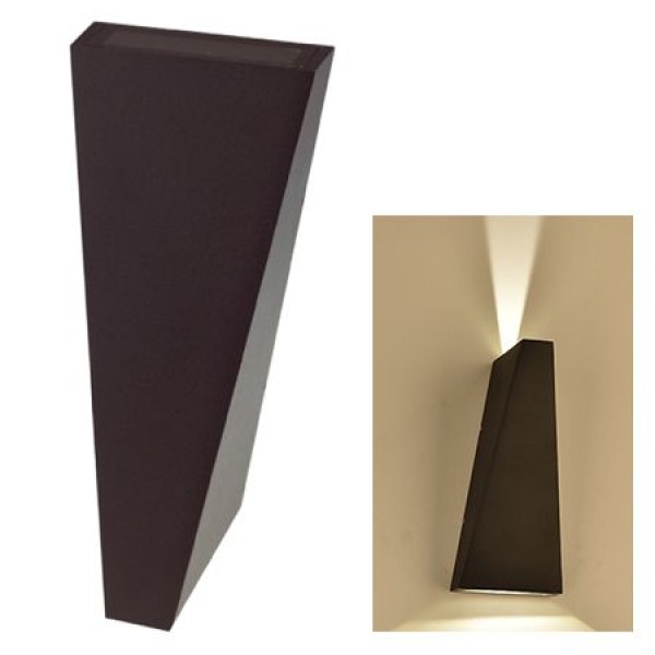 LAMPA LED MONTAJ PERETE 6W 4000K ALB NEUTRU IP65, NEGRU LAMPA LED MONTAJ PERETE 6W 4000K ALB NEUTRU IP65, NEGRU