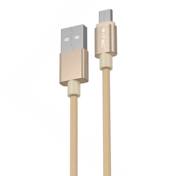 CABLU MICRO USB 1M PLATINUM EDITON - AURIU CABLU MICRO USB 1M PLATINUM EDITON - AURIU