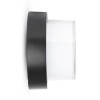 LAMPA LED 12W IP65 3000K ALB CALD - NEGRU