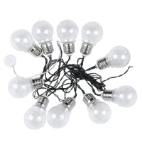 GHIRLANDA SOLARA LED 1W X 10 IP44 3000K