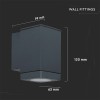 LAMPA MONTAJ PERETE SOCLU GU10 IP44