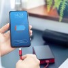 CABLU TIP C 1M RUBY EDITION - ROSU