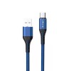CABLU TIP C 1.2M GOLD EDITION - ALBASTRU CABLU TIP C 1.2M GOLD EDITION - ALBASTRU