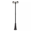 STALP ILUMINAT SOCLU 2XE27 228CM - NEGRU STALP ILUMINAT SOCLU 2XE27 228CM - NEGRU