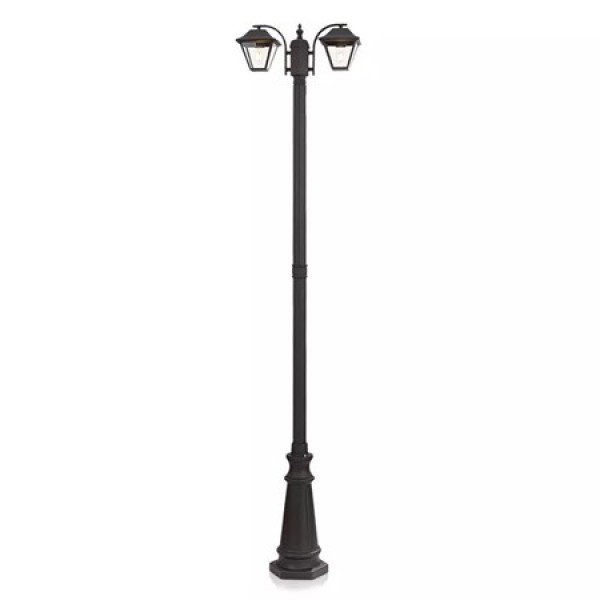 STALP ILUMINAT SOCLU 2XE27 228CM - NEGRU STALP ILUMINAT SOCLU 2XE27 228CM - NEGRU