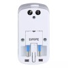 Adaptor universal priza uk, us, eu cu protectie si 2usb 2.1a