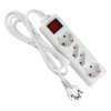 PRELUNGITOR 4 CAI CU INTRERUPATOR 1.5M( 3G1.5MM2) ALB