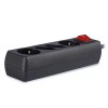 PRELUNGITOR 4 CAI CU INTRERUPATOR 1.5M( 3G1.5MM2) NEGRU