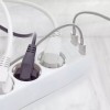 PRELUNGITOR 3 CAI + 2USB 1.5M(3G1.5MM2) ALB