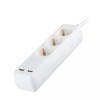 PRELUNGITOR 3 CAI + 2USB 5M(3G1.5MM2) ALB