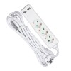 PRELUNGITOR 3 CAI + 2USB 5M(3G1.5MM2) ALB