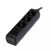 PRELUNGITOR 3 CAI + 2USB 5M(3G1.5MM2) NEGRU