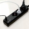 PRELUNGITOR 3 CAI + 2USB 5M(3G1.5MM2) NEGRU