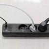 PRELUNGITOR 3 CAI + 2USB 5M(3G1.5MM2) NEGRU