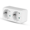 Adaptor 2 prize 2x16a max 2300w - adaptor schuko de calitate Adaptor 2 prize 2x16a max 2300w - adaptor schuko de calitate