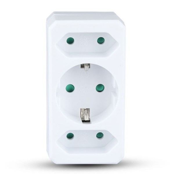 Adaptor 3 prize 2x2.5a si 1x16a max 3680w - usoare si eficiente Adaptor 3 prize 2x2.5a si 1x16a max 3680w - usoare si eficiente