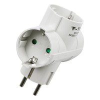 Adaptor 3 prize 3x16a max 3680w - adaptor priza schuko