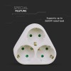 Adaptor 3 prize 3x16a max 3680w pentru alimentare sigură