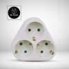 Adaptor 3 prize 3x16a max 3680w pentru alimentare sigură