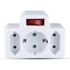 Adaptor 3 prize cu intrerupator 16a max 3680w Adaptor 3 prize cu intrerupator 16a max 3680w