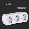 Adaptor 3 prize 3x16a max 3680w - soluția ideală pentru conexiuni electrice Adaptor 3 prize 3x16a max 3680w - soluția ideală pentru conexiuni electrice