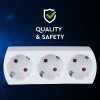 Adaptor 3 prize 3x16a max 3680w - soluția ideală pentru conexiuni electrice Adaptor 3 prize 3x16a max 3680w - soluția ideală pentru conexiuni electrice