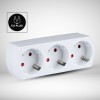 Adaptor 3 prize 3x16a max 3680w - soluția ideală pentru conexiuni electrice Adaptor 3 prize 3x16a max 3680w - soluția ideală pentru conexiuni electrice