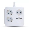 PRELUNGITOR CUBIC 3X1.5MM 1.4M 4 CAI 16A + 2 USB 2.1A PRELUNGITOR CUBIC 3X1.5MM 1.4M 4 CAI 16A + 2 USB 2.1A